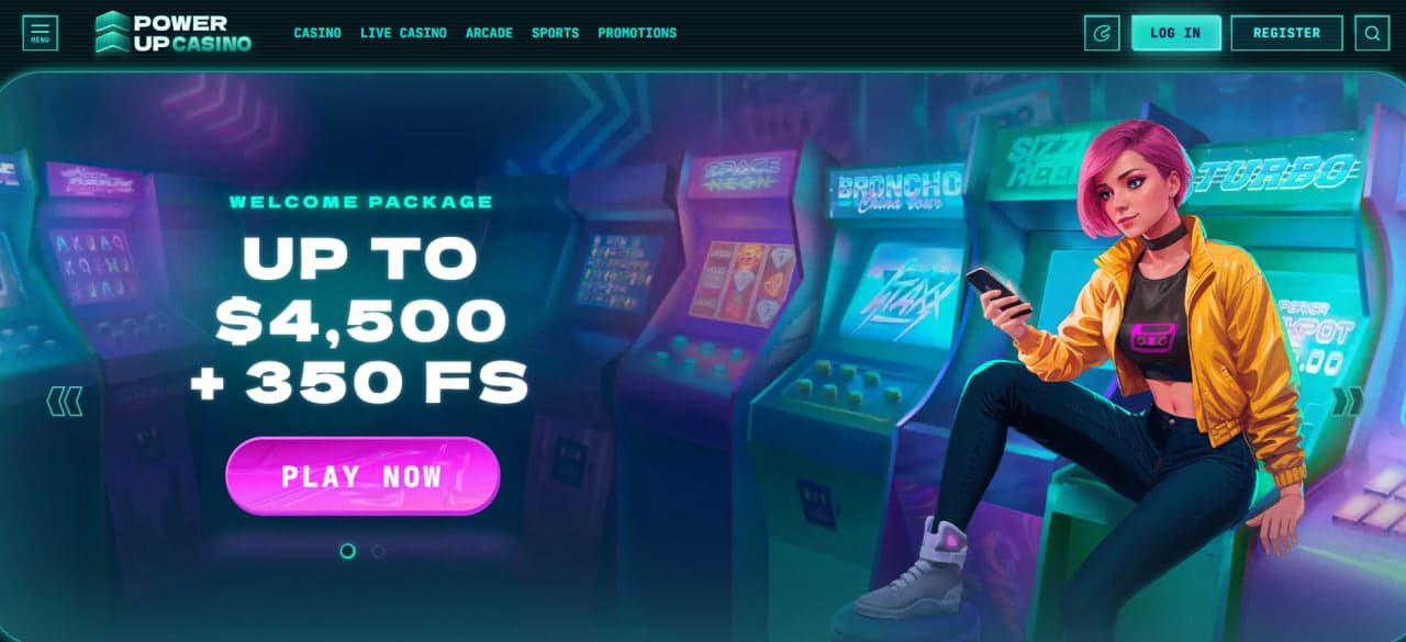 PowerUp Casino - 25% cashback